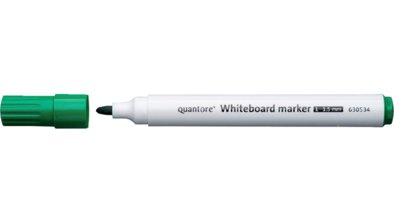 Whiteboardmarker Quantore rond 1-1.5mm groen