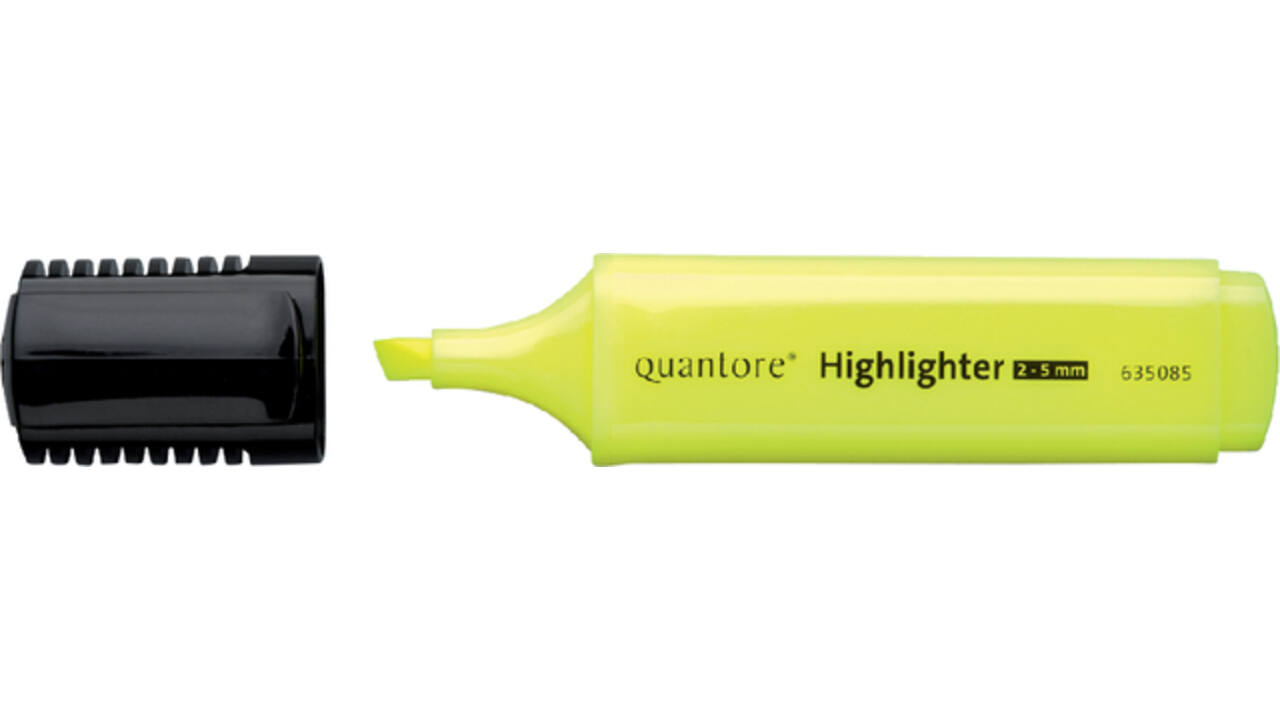 Markeerstift Quantore assorti etui à 3 kleuren