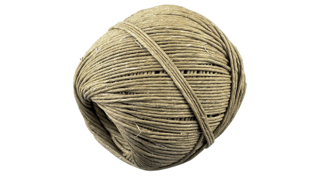 Henneptouw Muller 2-draads ca 100 meter