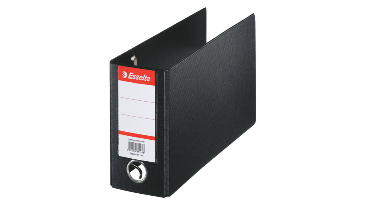 Ordner Esselte giro 80mm PP 16x28cm zwart
