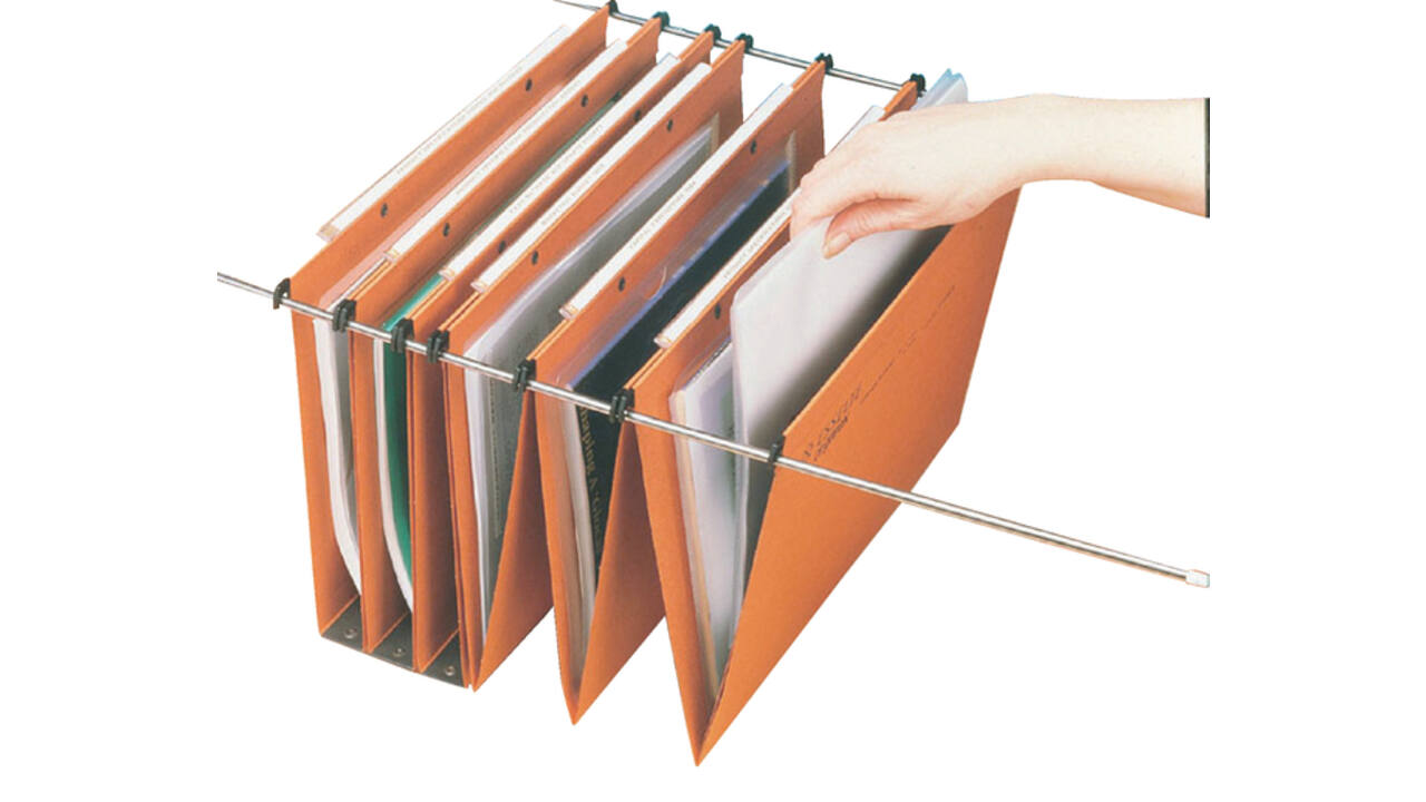 Hangmap Esselte Orgarex Kori 396x245 verticaal V-bodem oranje