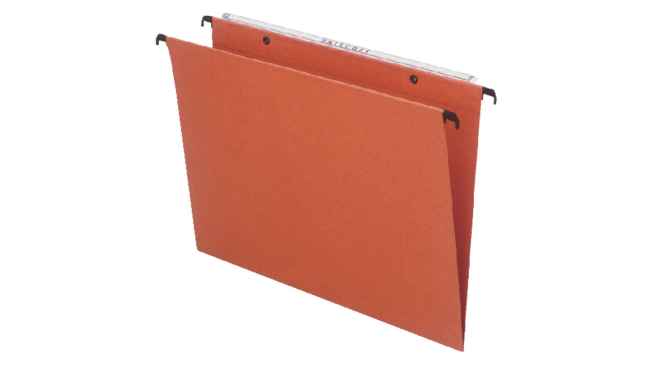 Hangmap Esselte Orgarex Kori 396x245 verticaal V-bodem oranje