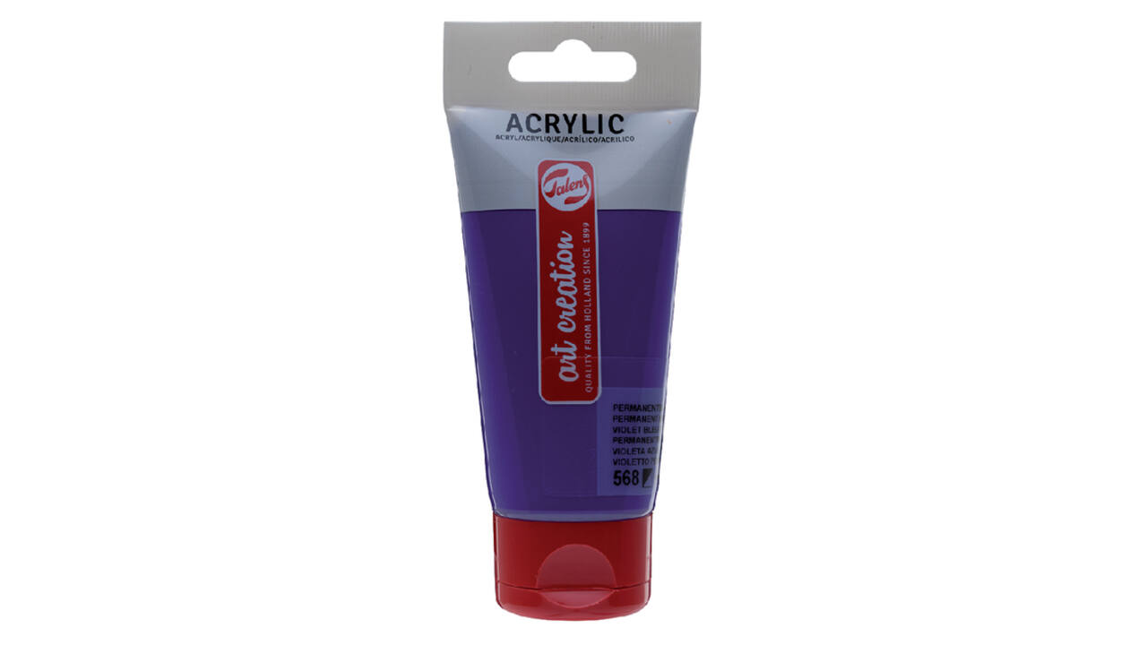 Acrylverf Talens Art Creation 568 permanentblauwviolet tube à 75ml