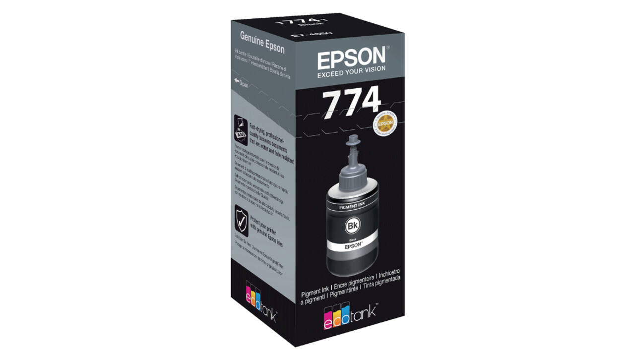 Navulinkt Epson 774 T7741 zwart