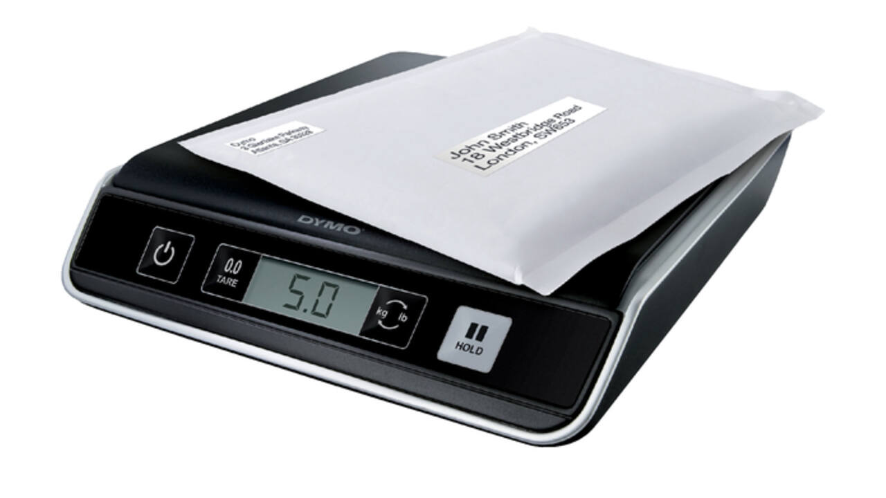 Pakketweger Dymo M5 digitaal tot 5000 gram zwart