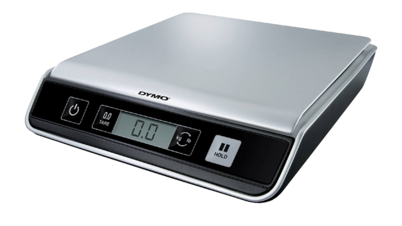 Pakketweger Dymo M10 digitaal tot 10 kilogram zilver/zwart