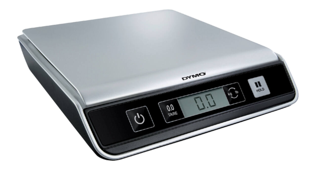 Pakketweger Dymo M10 digitaal tot 10 kilogram zilver/zwart