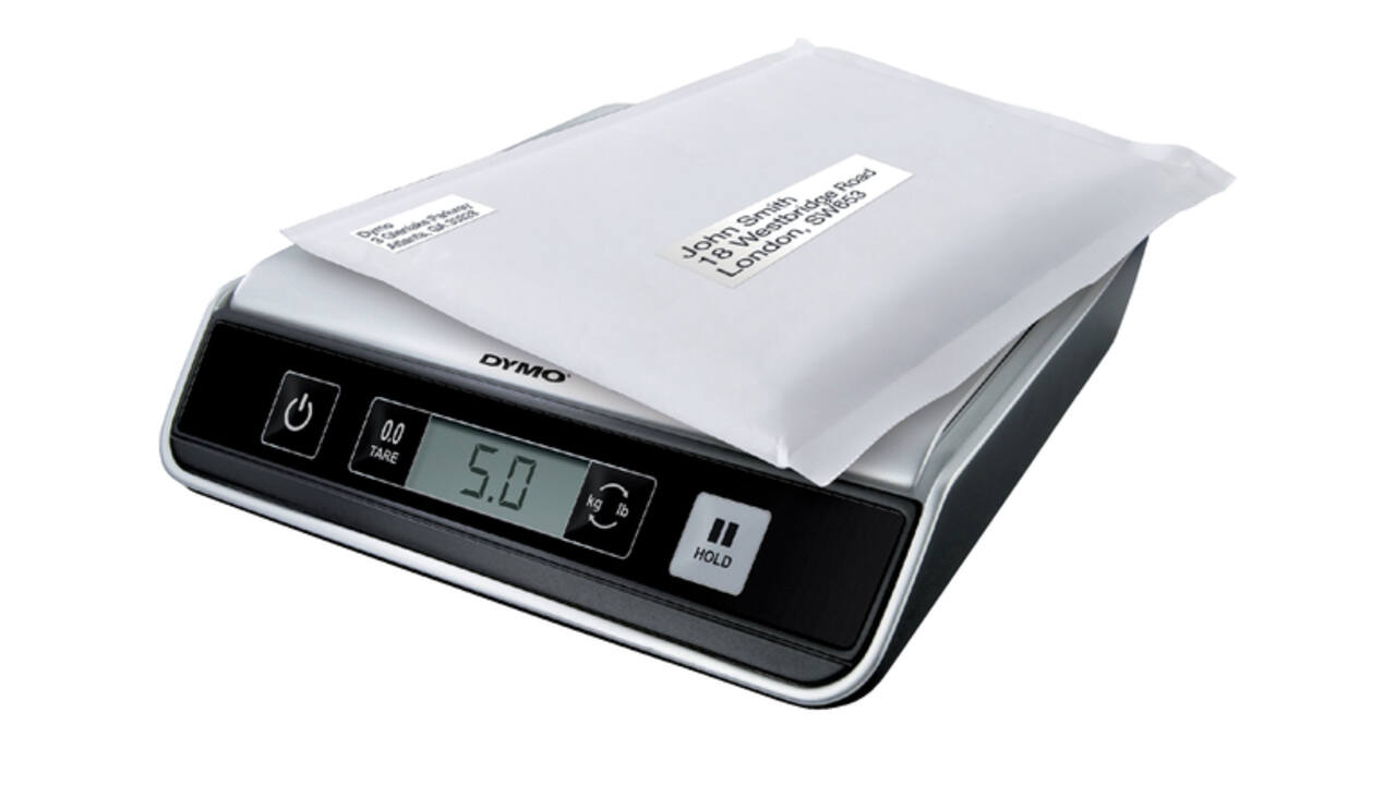 Pakketweger Dymo M10 digitaal tot 10 kilogram zilver/zwart