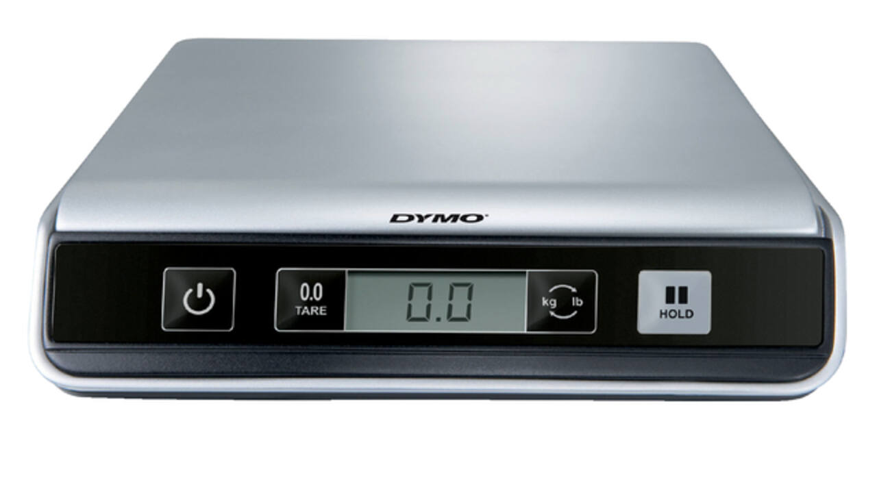 Pakketweger Dymo M10 digitaal tot 10 kilogram zilver/zwart