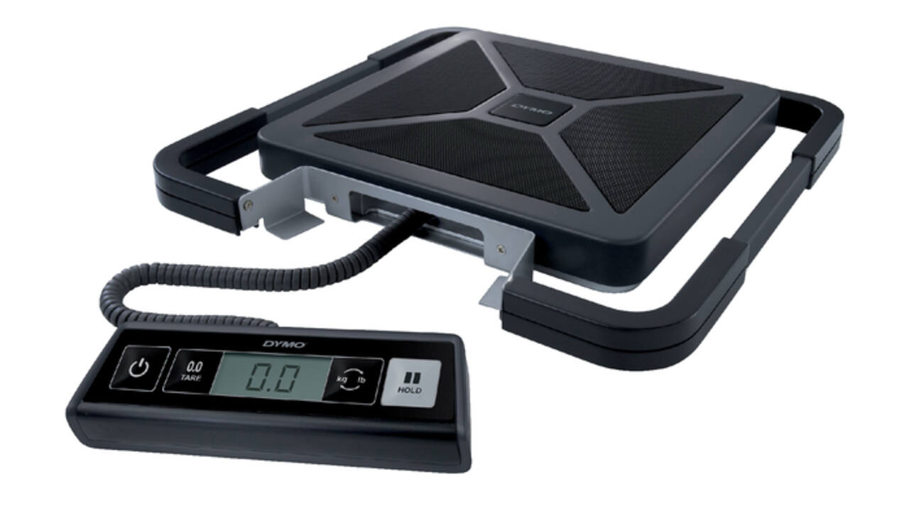 Pakketweger Dymo S50 digitaal tot 50 kilogram zwart