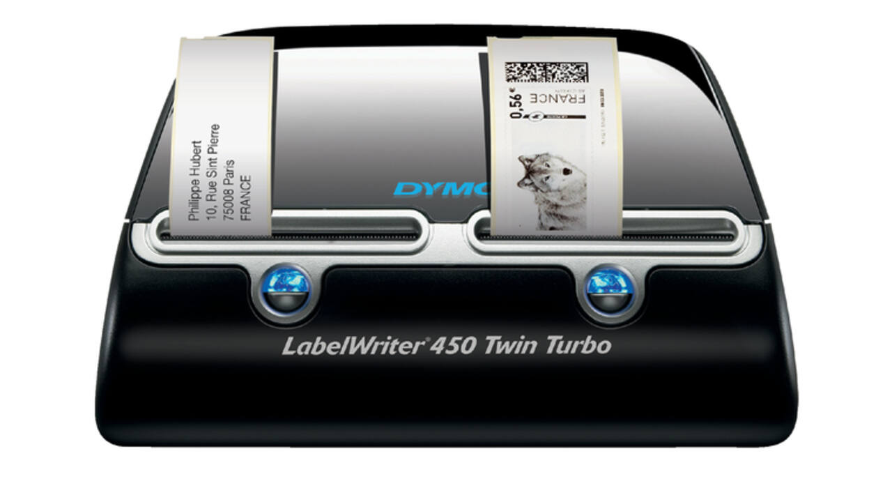 Labelprinter Dymo LabelWriter 450 Twin Turbo desktop zwart