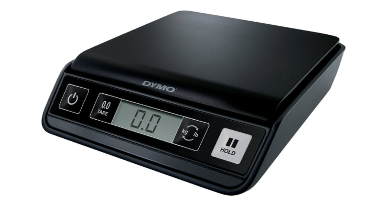 Briefweger Dymo M2 digitaal tot 2000 gram zwart