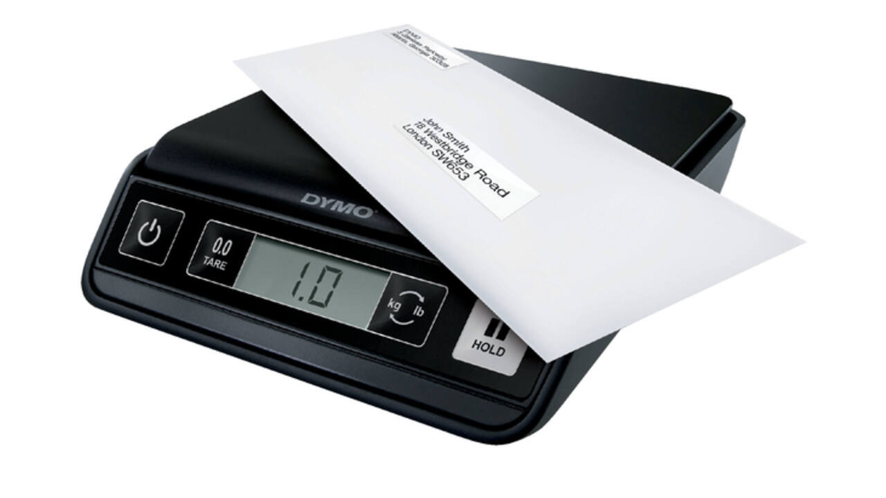 Briefweger Dymo M2 digitaal tot 2000 gram zwart