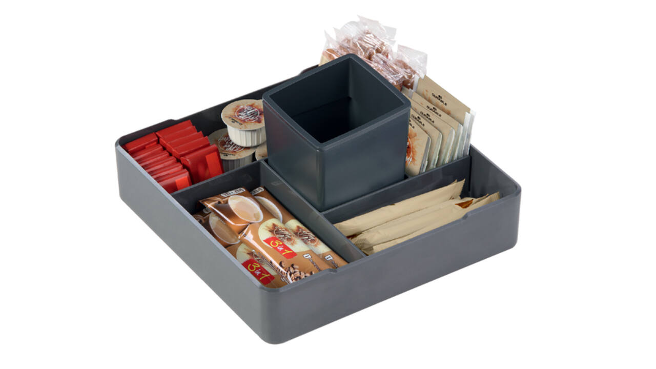 Afvalbak Durable Coffee Point antraciet