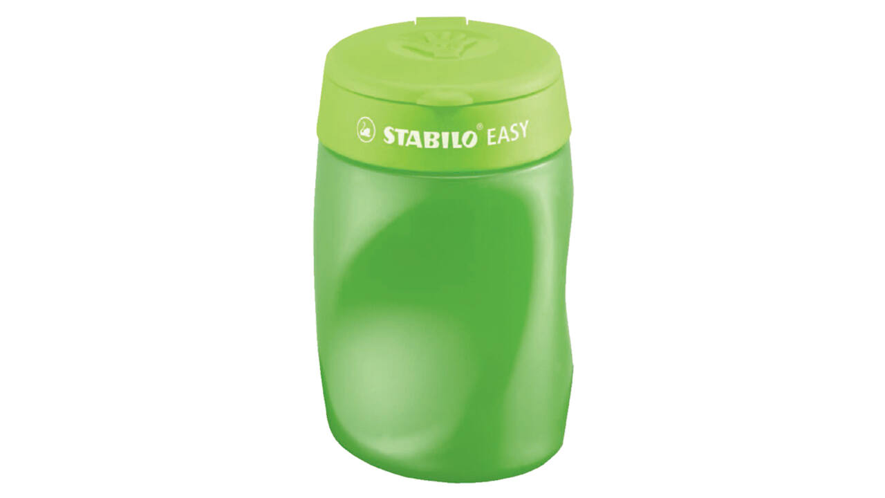 Puntenslijper STABILO Easy 4502 3 in 1 rechtshandig groen