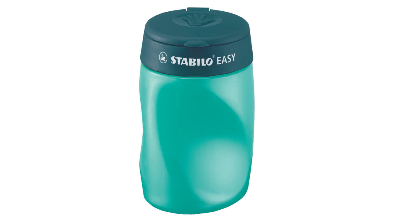 Puntenslijper STABILO Easy 4501 3 in 1 linkshandig petrol