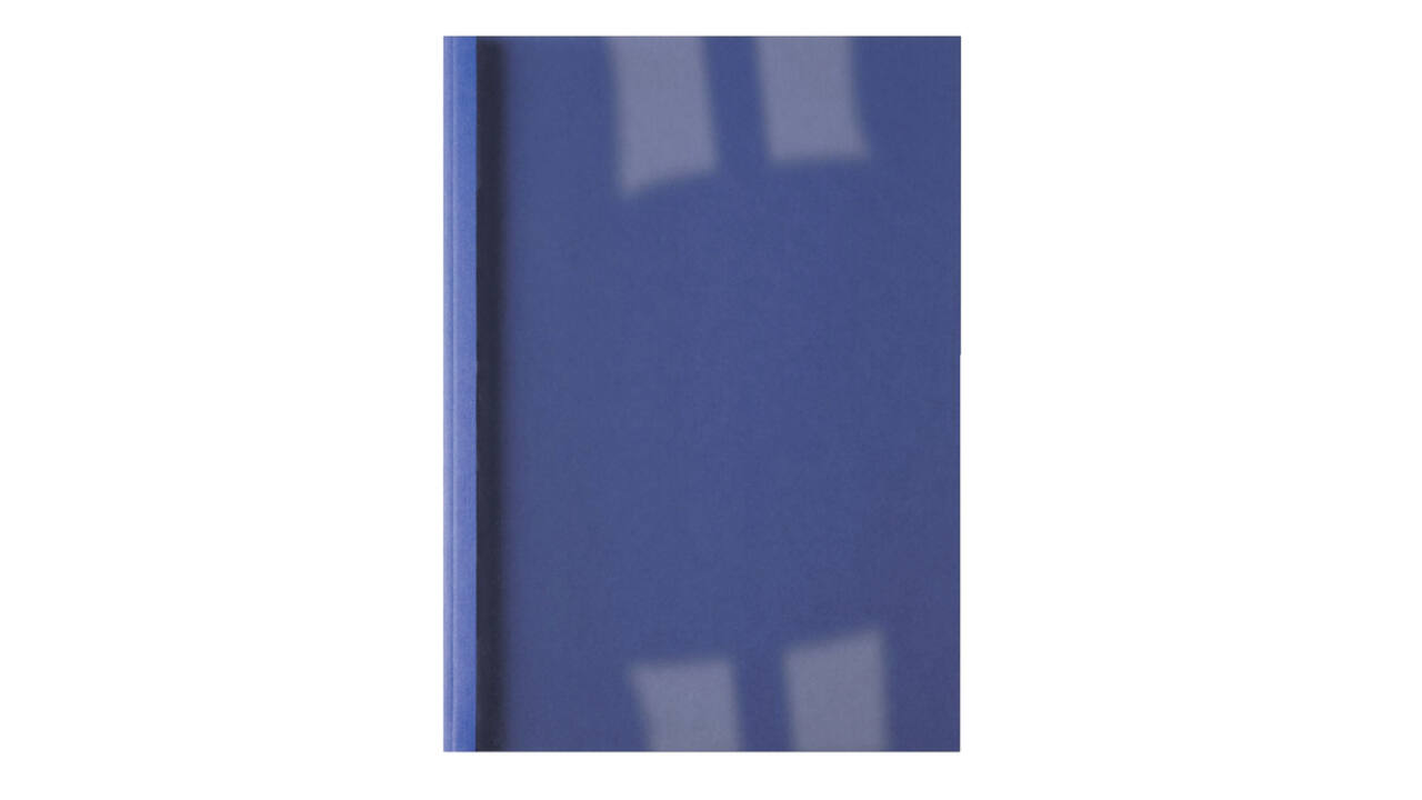 Thermische omslag GBC A4 3mm linnen donkerblauw 100 stuks
