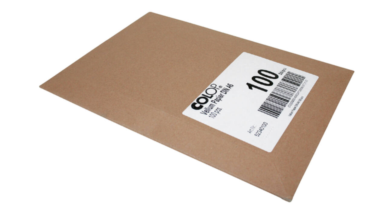 Papiervellen Colop EOS vellum A6 semi transparant