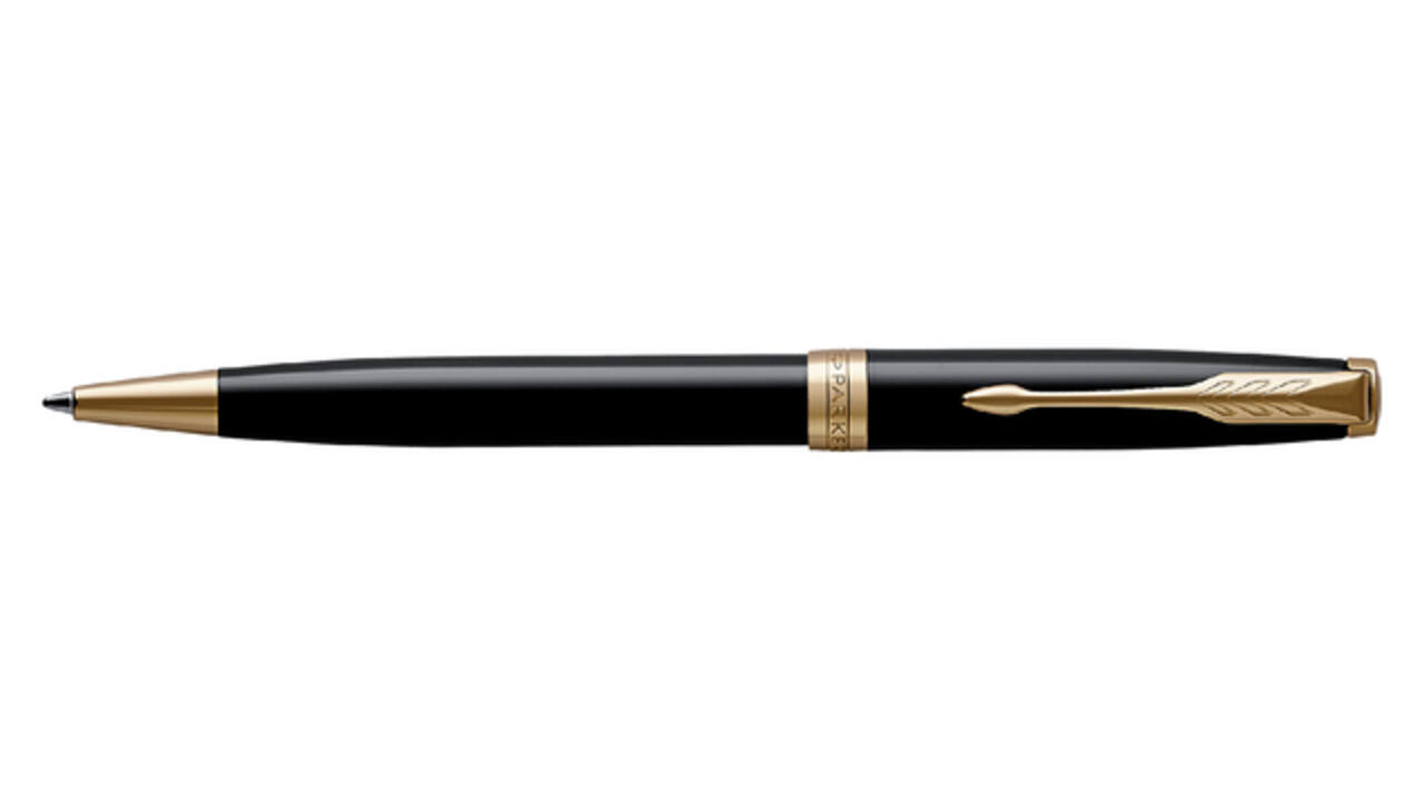Balpen Parker Sonnet black lacquer GT medium
