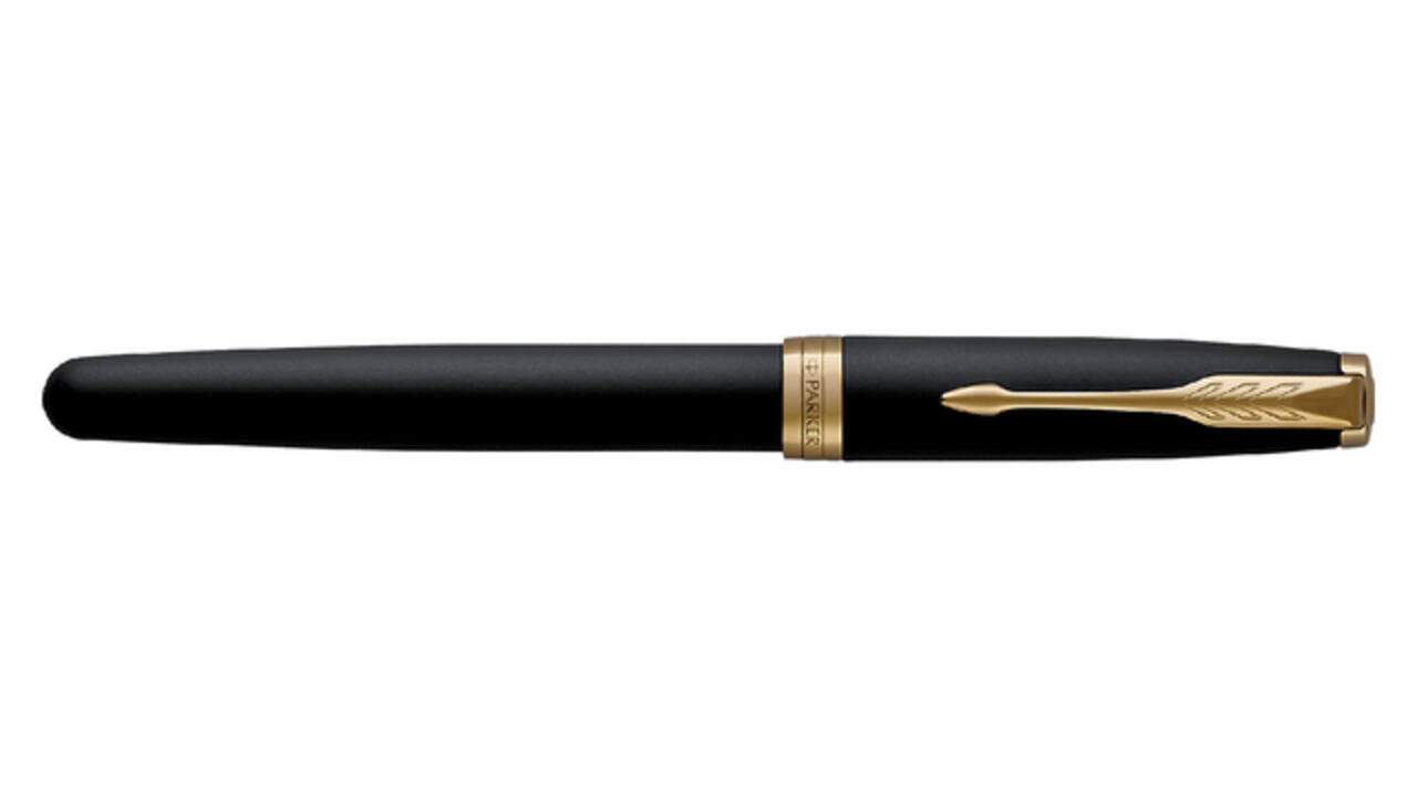 Rollerpen Parker Sonnet matte black GT fijn