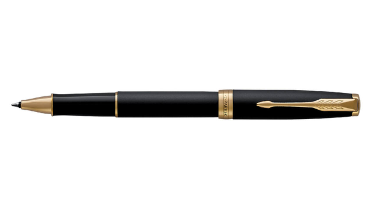 Rollerpen Parker Sonnet matte black GT fijn