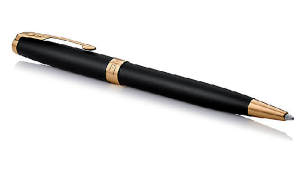 Balpen Parker Sonnet matte black lacquer GT medium
