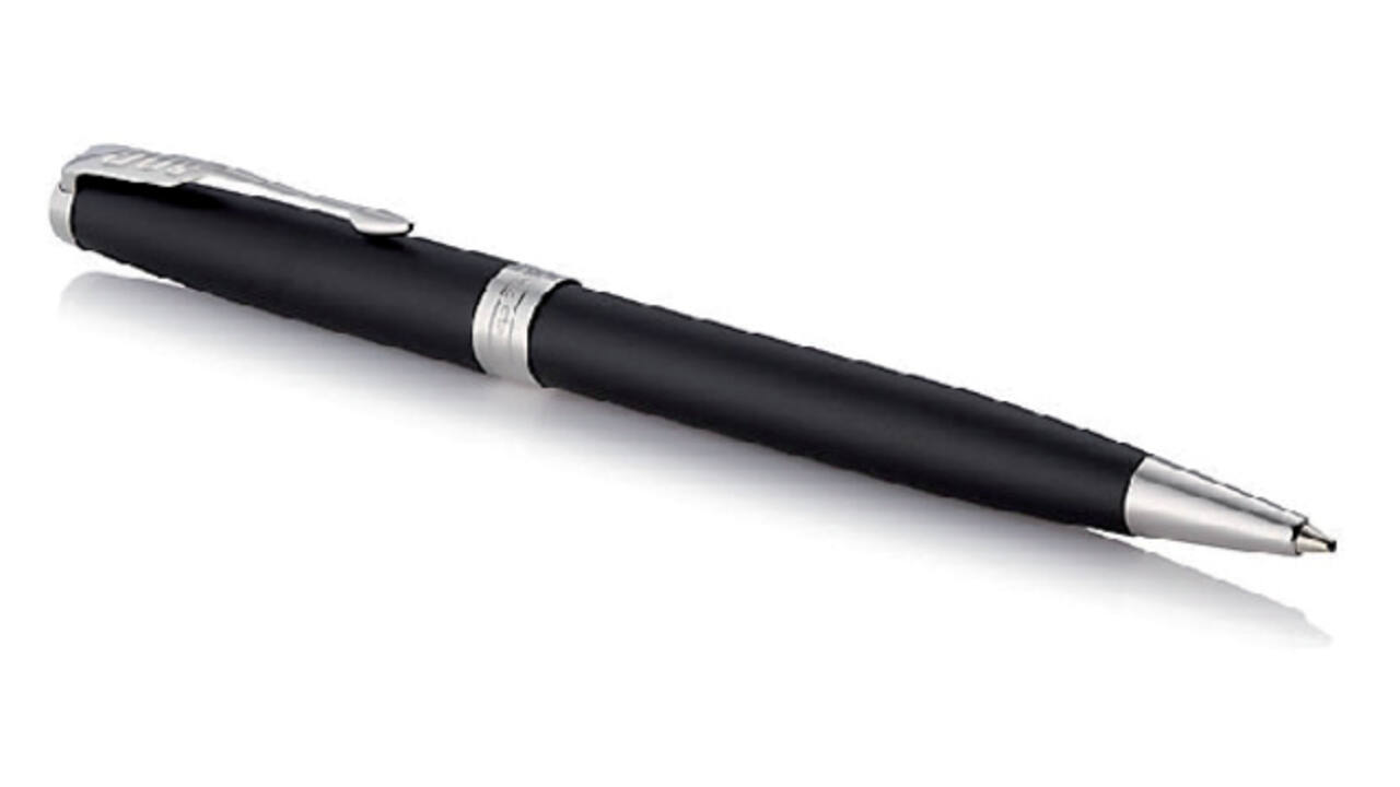 Balpen Parker Sonnet matte black lacquer CT medium