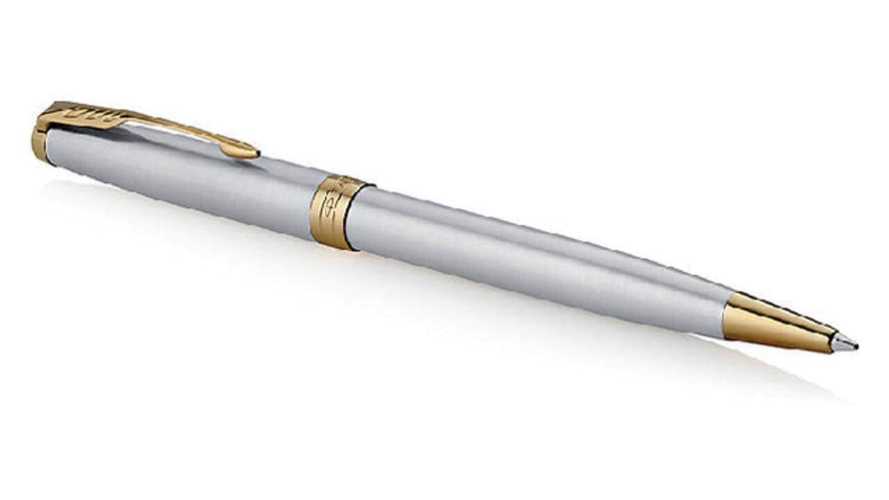 Balpen Parker Sonnet stainless steel GT medium