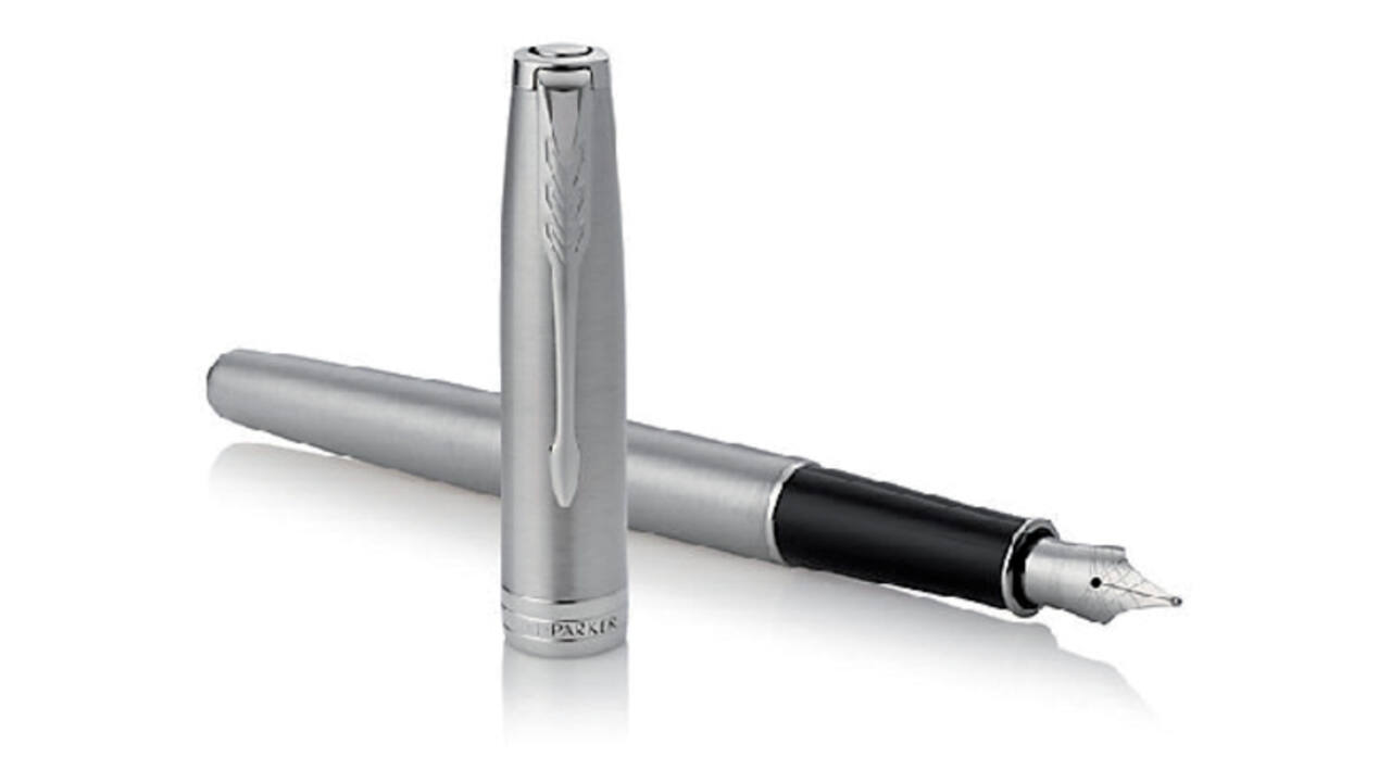 Vulpen Parker Sonnet stainless steel CT fijn