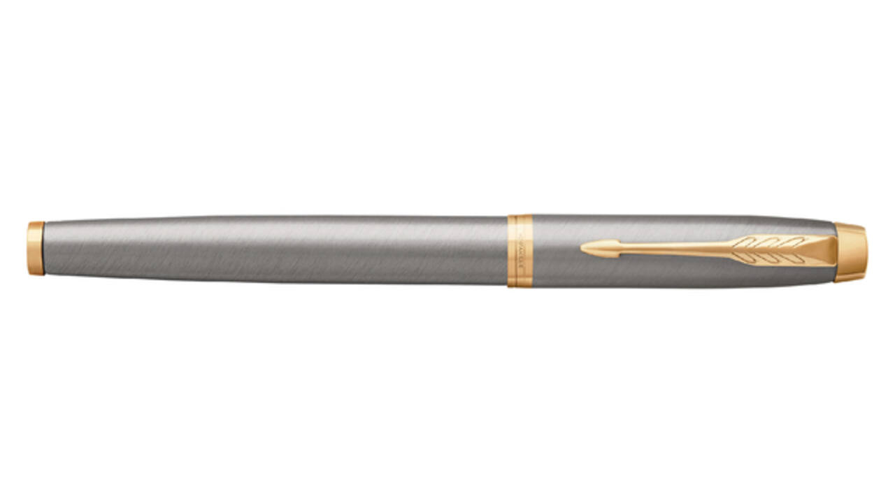 Rollerpen Parker IM brushed metal GT fijn