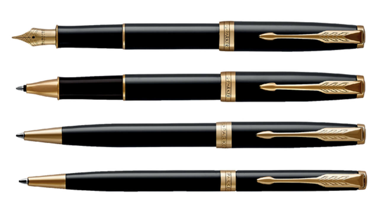Balpen Parker Sonnet black lacquer GT medium