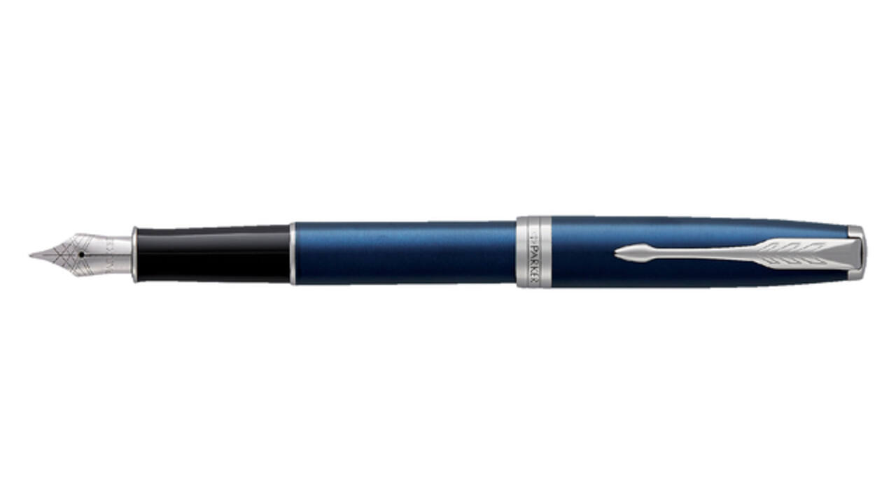 Vulpen Parker Sonnet blue lacquer CT medium