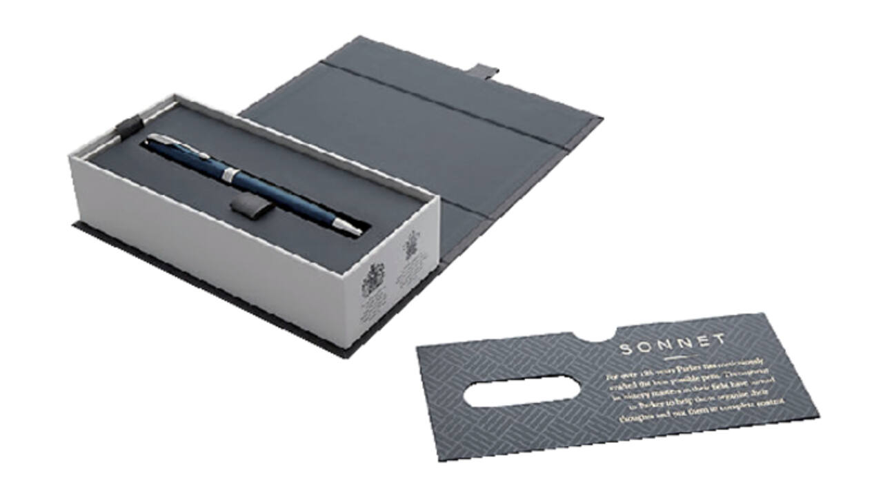 Balpen Parker Sonnet blue lacquer CT medium