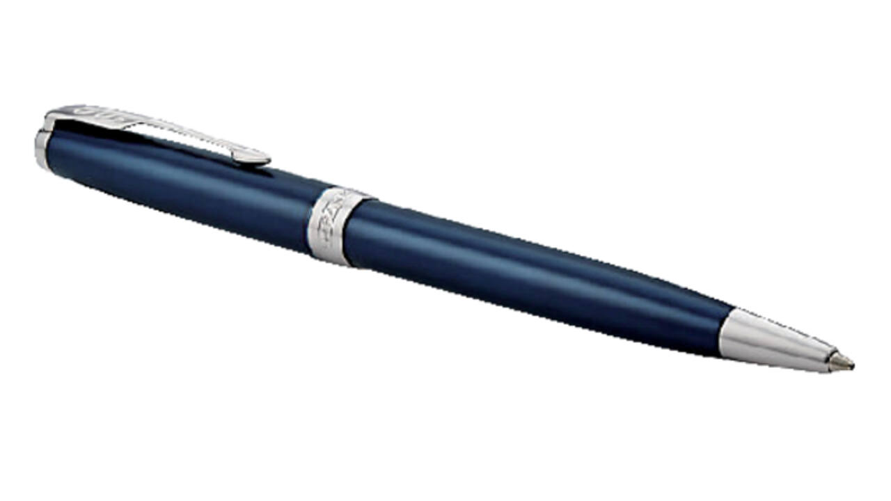Balpen Parker Sonnet blue lacquer CT medium
