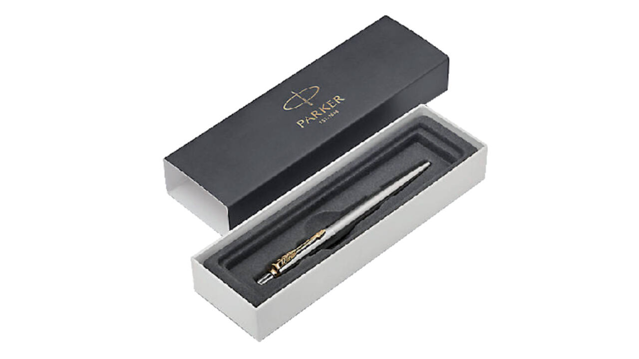 Balpen Parker Jotter stainless steel GT medium