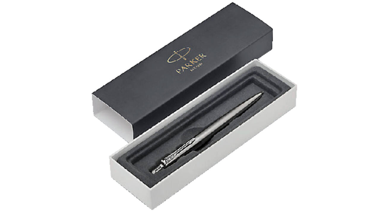 Vulpotlood Parker Jotter stainless steel CT 0.5mm HB