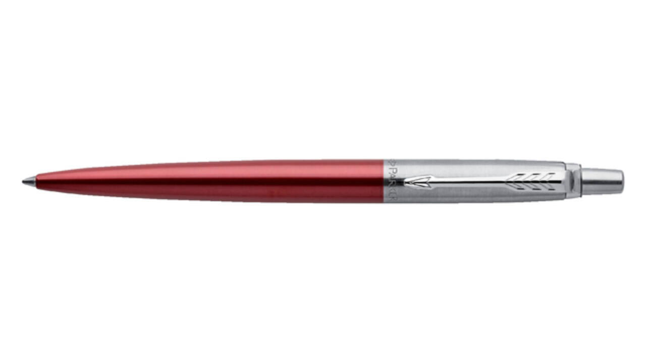 Balpen Parker Jotter Kensington red CT medium blister à 1 stuk