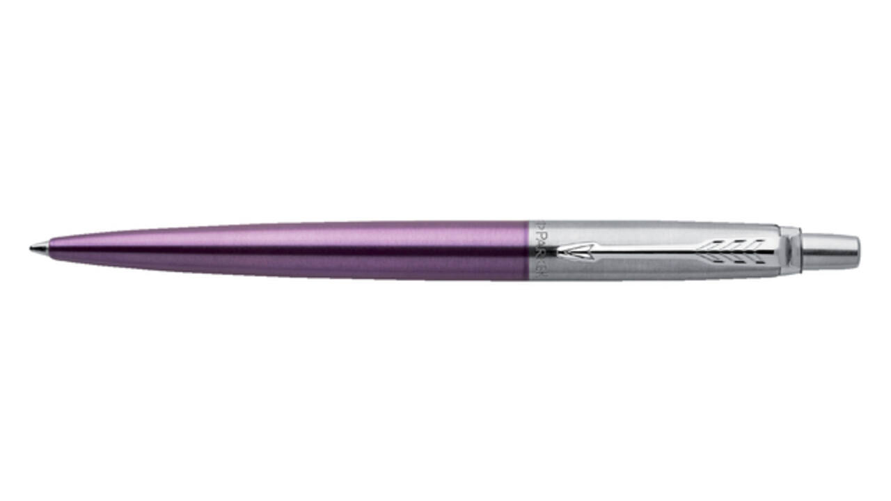 Balpen Parker Jotter Victoria violet CT medium blister à 1 stuk