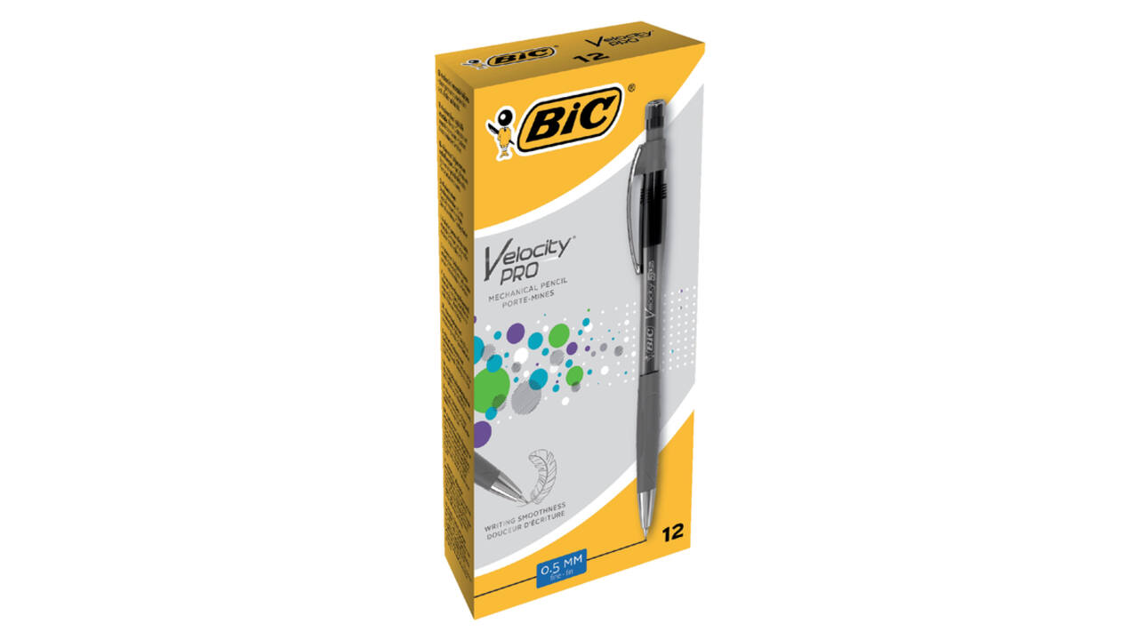 Vulpotlood Bic Velocity Pro HB 0.5mm grijs