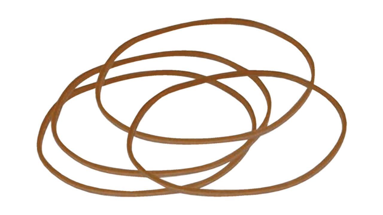 Elastiek Standard Rubber Bands 18 80x1.5mm 500gr 1660 stuks bruin