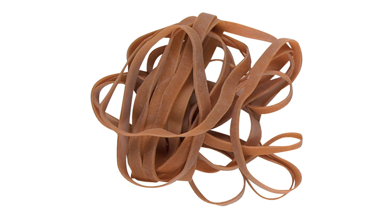 Elastiek Standard Rubber Bands 34 100x2.5mm 500gr 800 stuks bruin