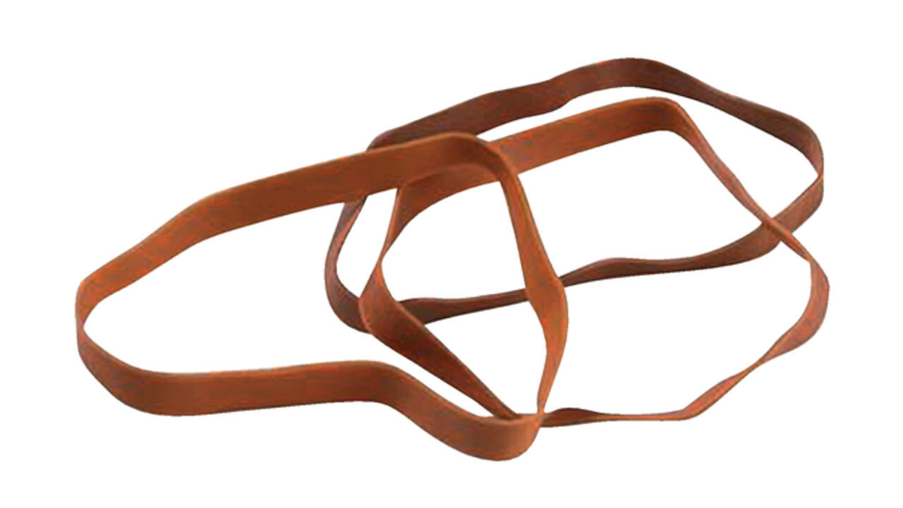 Elastiek Standard Rubber Bands 77 120x7.5mm 500gr 220 stuks bruin