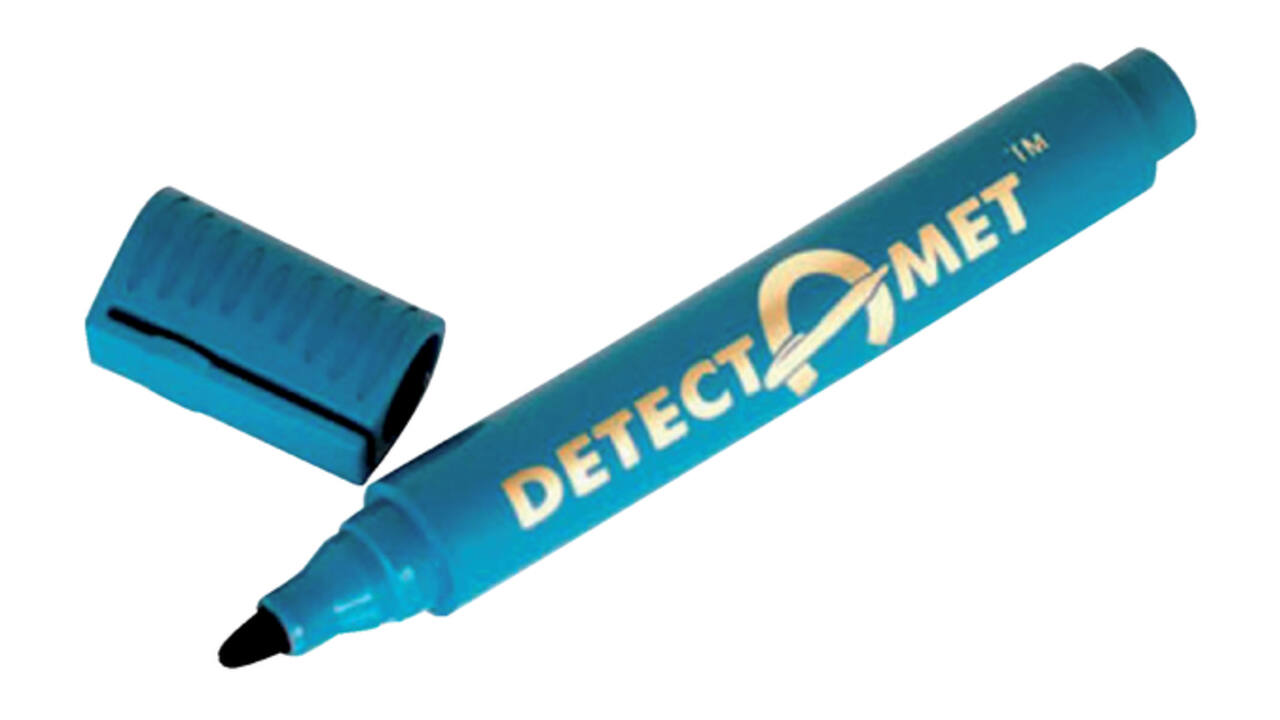 Whiteboardmarker detectie Detectamet rond blauw