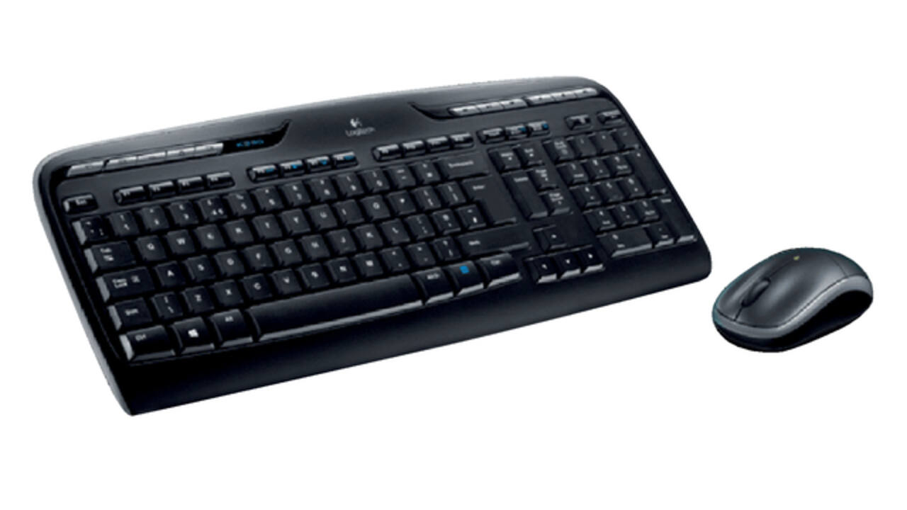 Toetsenbord- en muisset Logitech MK330 draadloos QWERTY zwart