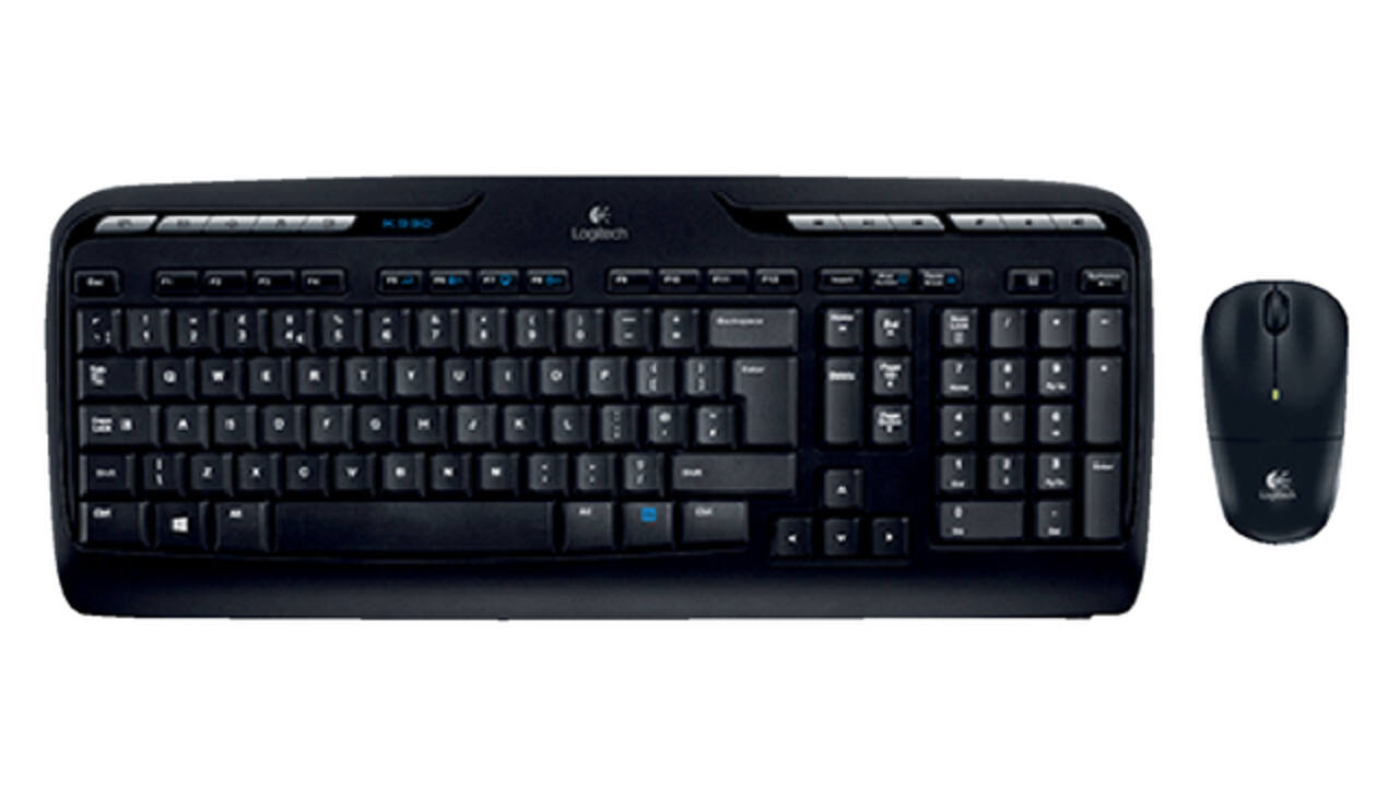 Toetsenbord- en muisset Logitech MK330 draadloos QWERTY zwart