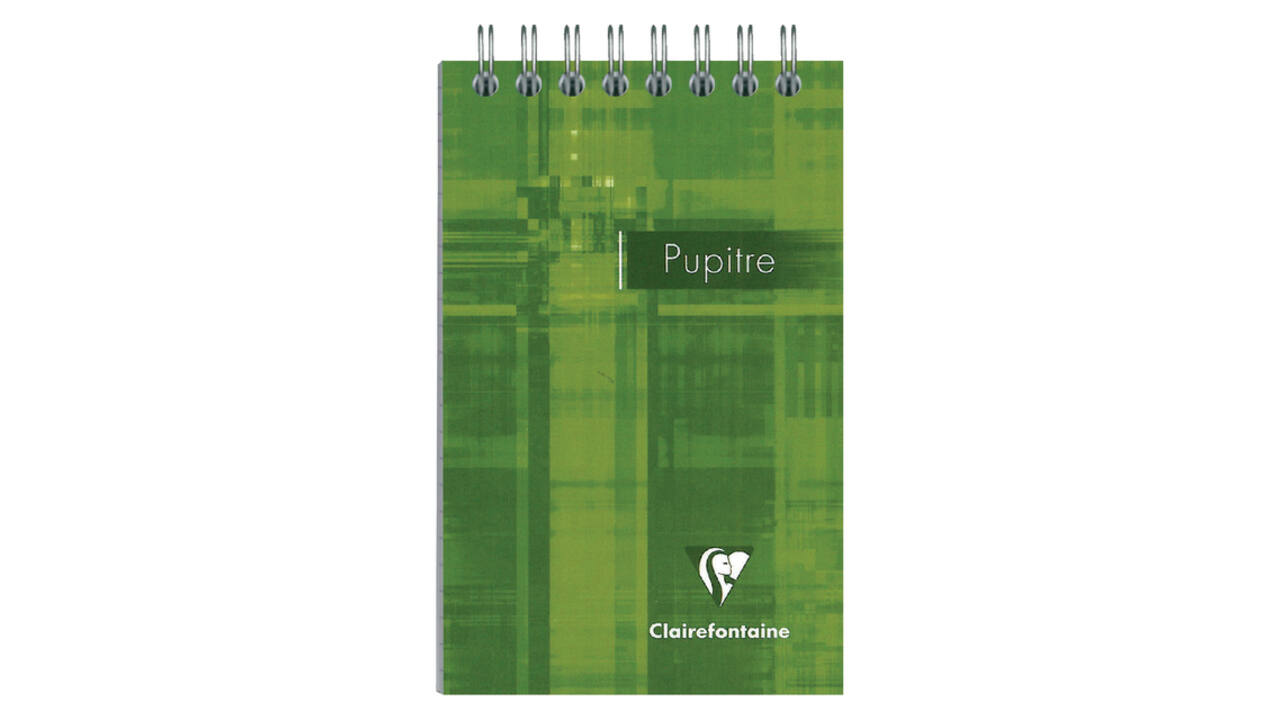 Notitieboek Clairefontaine Puptire 75x120mm spiraal lijn