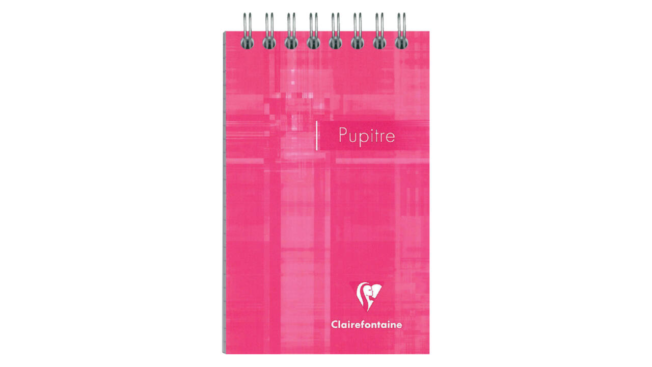 Notitieboek Clairefontaine Puptire 75x120mm spiraal lijn