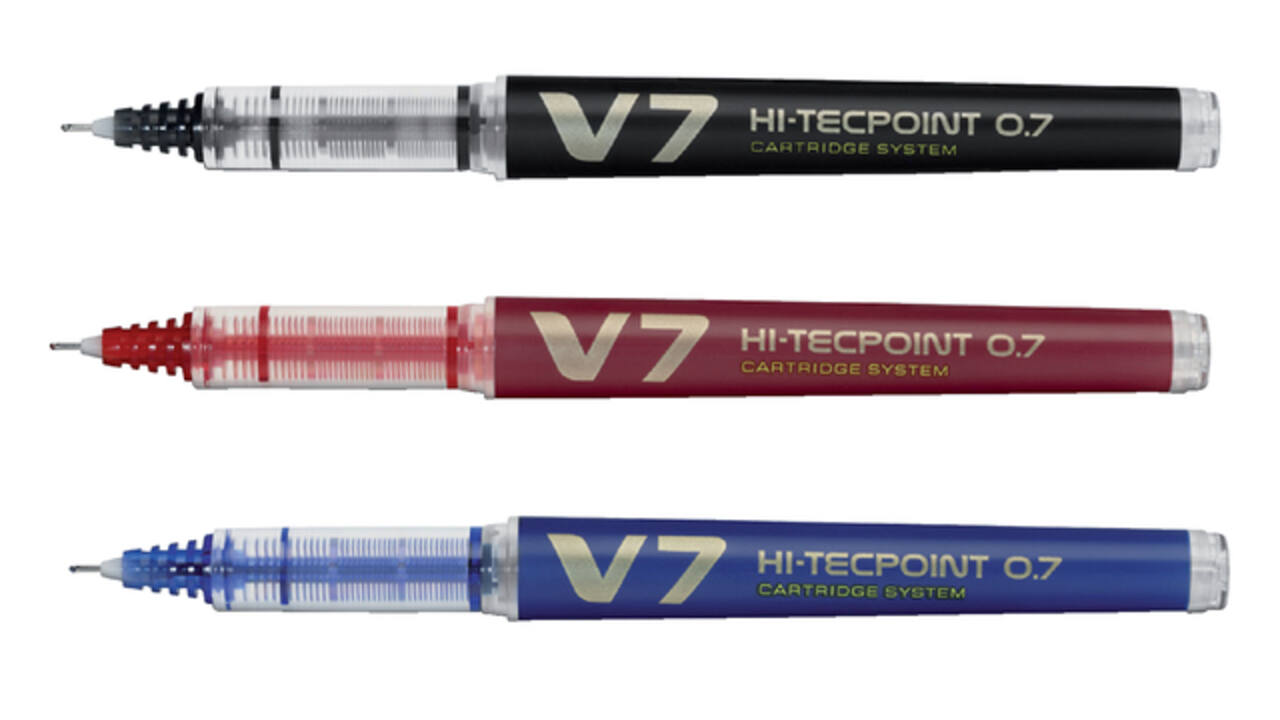 Rollerpen PILOT Begreen Hi-Tecpoint V7 medium blauw
