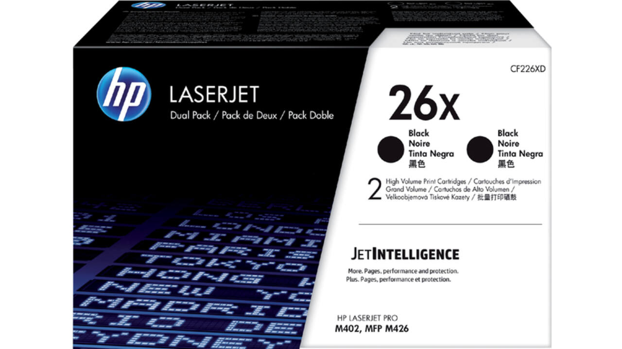 Tonercartridge HP CF226XD 26X zwart 2x