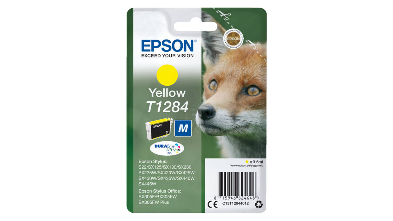 Inktcartridge Epson T1284 geel